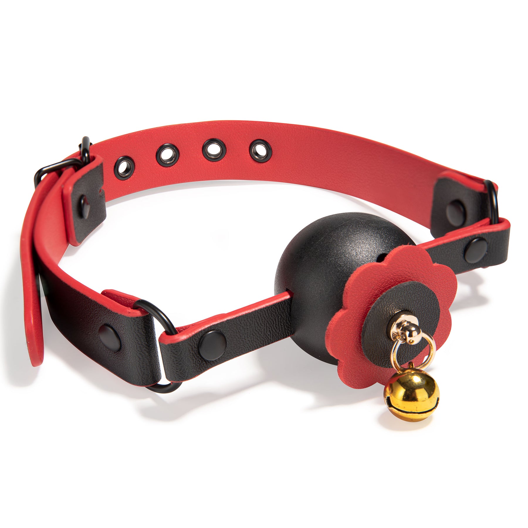 BeingFetish BDSM Ball Mouth Gag Sex Toys Red Black BeingFetish BDSM Ball Mouth Gag Sex Toys Red Black
