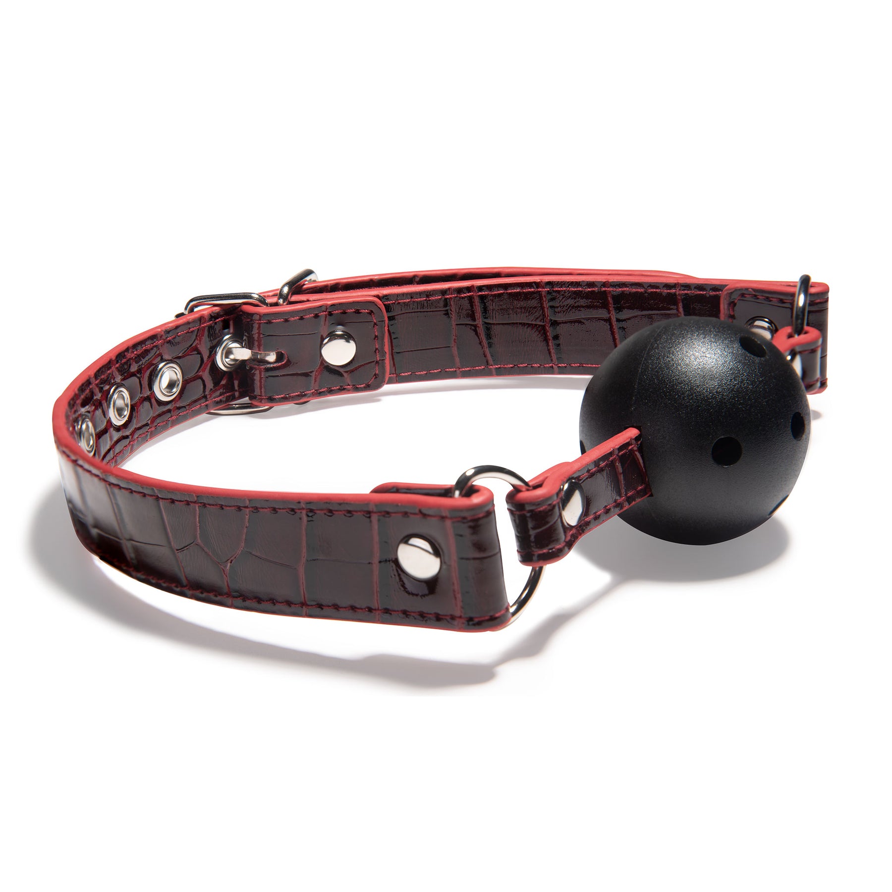 BeingFetish BDSM Ball Mouth Gag Sex Toy Wine Red BeingFetish BDSM Ball Mouth Gag Sex Toy Wine Red