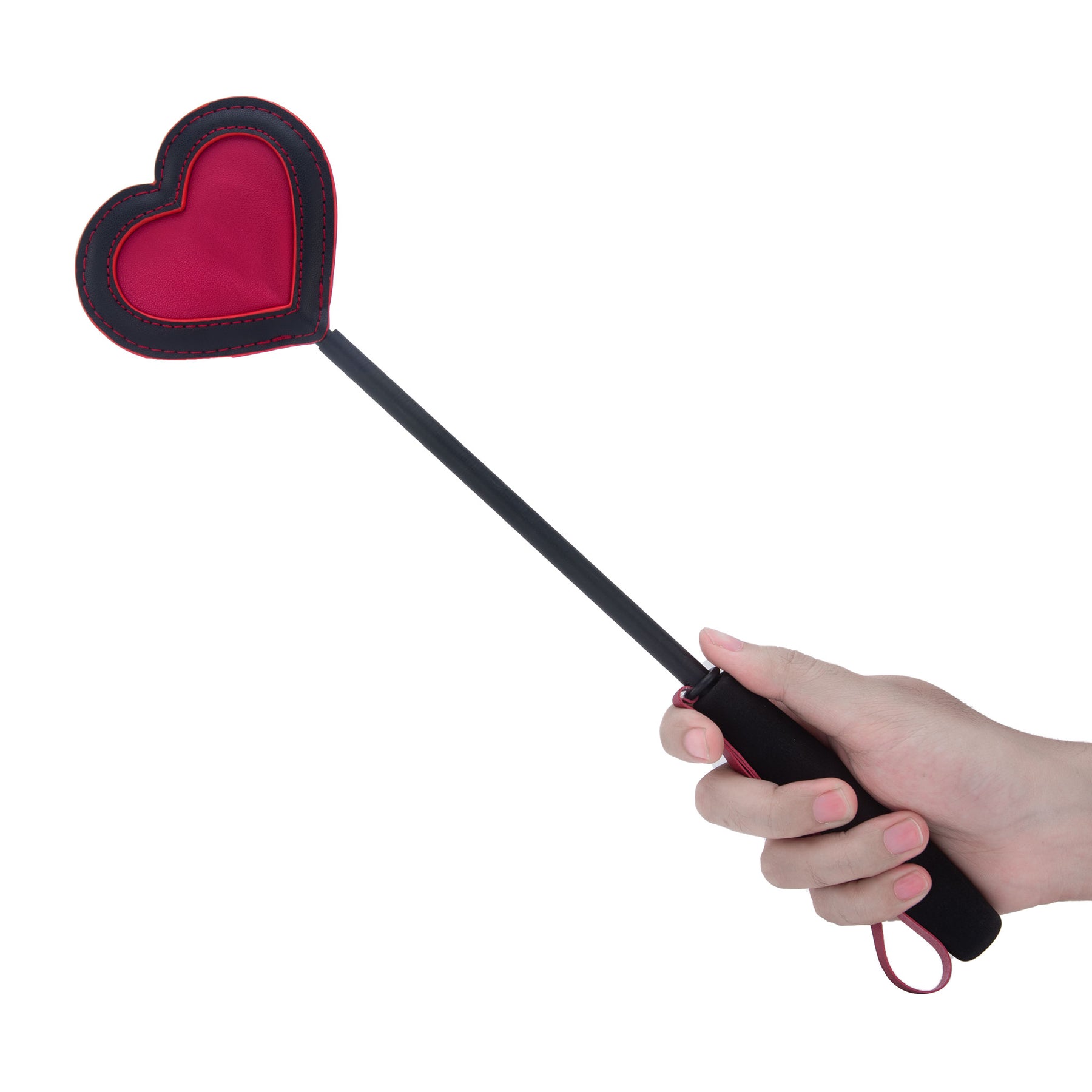 BEING FETISH BDSM Spanking Paddle Crop Whip Sex Toy Black Red Sweet Heart BEING FETISH BDSM Spanking Paddle Crop Whip Sex Toy Black Red Sweet Heart